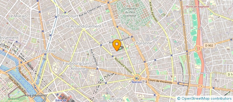 localisation de l'entreprise SCI CIVIALE  PARIS