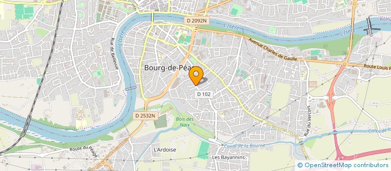 localisation de l'entreprise SCI CIVRAIS  BOURG-DE-PEAGE