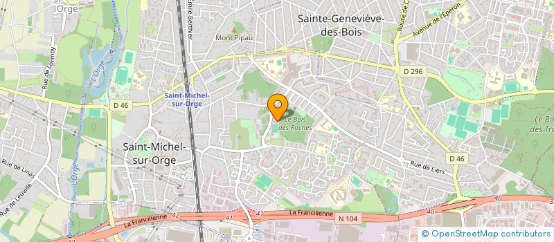 localisation de l'entreprise SCI CIYA  SAINT-MICHEL-SUR-ORGE