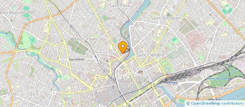 localisation de l'entreprise SCI CJ  NANTES