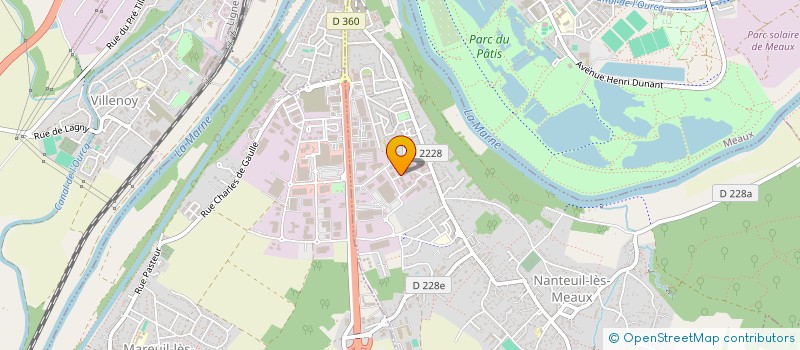 localisation de l'entreprise SCI CJ à NANTEUIL-LES-MEAUX
