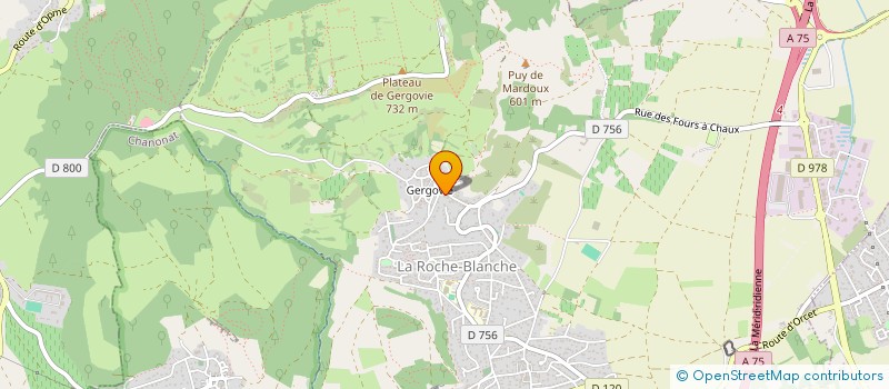 localisation de l'entreprise SCI CJ GTC  LE CENDRE