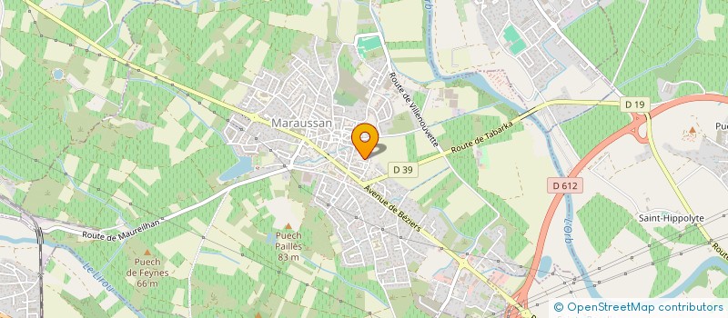 localisation de l'entreprise SCI CJ IMMO  MARAUSSAN