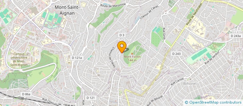 localisation de l'entreprise SCI CJ IMMO  BOIS-GUILLAUME