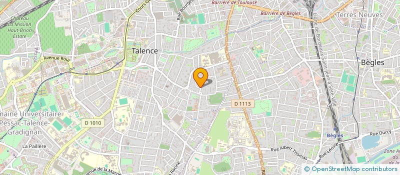 localisation de l'entreprise SCI CJ LA PINEDE  TALENCE