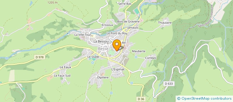 localisation de l'entreprise SCI CJ LOC  BESSE-ET-SAINT-ANASTAISE