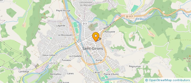localisation de l'entreprise SCI CJ2L-IMMOBILIER à SAINT-GIRONS
