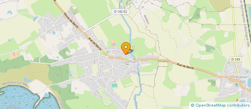 localisation de l'entreprise SCI CJA  GROFFLIERS