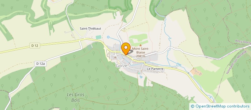 localisation de l'entreprise SCI CJA IMMOBILIERE  GORZE