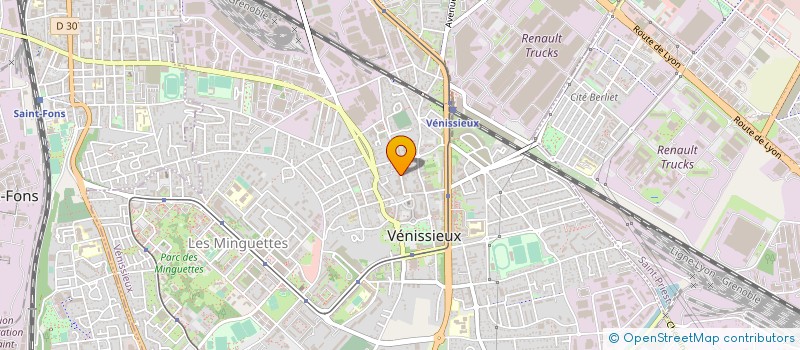 localisation de l'entreprise SCI CJAM  CHARBONNIERES-LES-BAINS