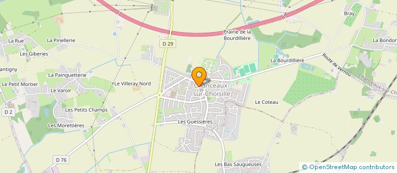 localisation de l'entreprise SCI CJAO à CHANCEAUX-SUR-CHOISILLE