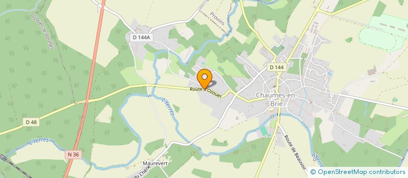 localisation de l'entreprise SCI CJAR  CHAUMES-EN-BRIE