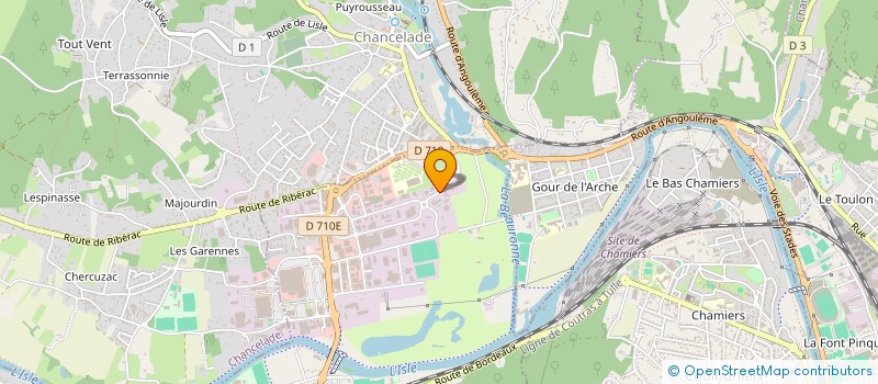 localisation de l'entreprise SCI CJB  MARSAC-SUR-L'ISLE