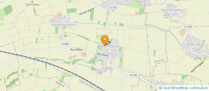 localisation de l'entreprise SCI CJB  WINGERSHEIM LES QUATRE BANS