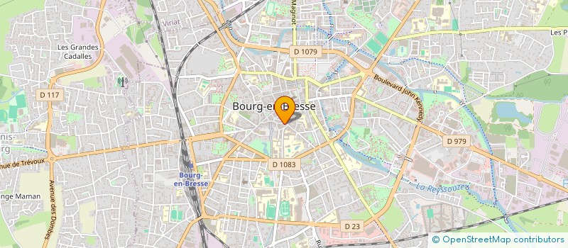 localisation de l'entreprise SCI CJB à BOURG-EN-BRESSE