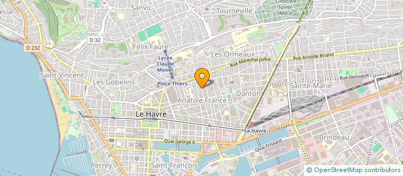 localisation de l'entreprise SCI CJBF à LE HAVRE