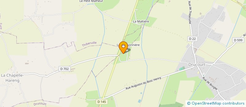 localisation de l'entreprise SCI CJC  THIBERVILLE