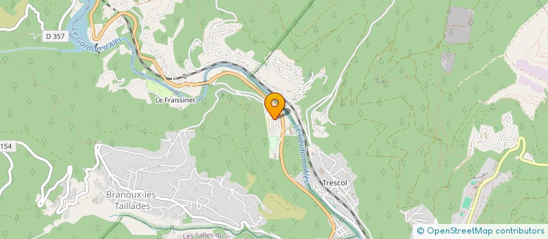 localisation de l'entreprise SCI CJC  LES SALLES-DU-GARDON