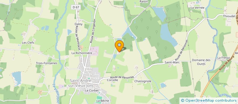 localisation de l'entreprise SCI CJC à SAINT-ANDRE-SUR-VIEUX-JONC