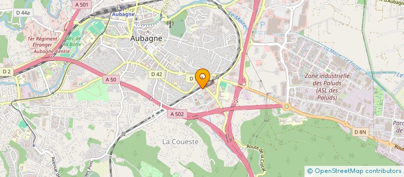 localisation de l'entreprise SCI CJC AUBAGNE à AUBAGNE