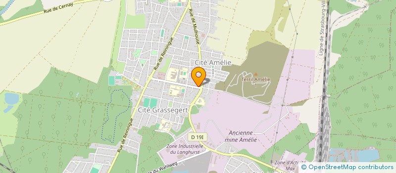 localisation de l'entreprise SCI CJC IMMO  WITTELSHEIM