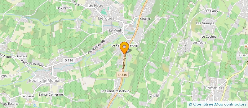 localisation de l'entreprise SCI CJCG  PORTE DES PIERRES DOREES