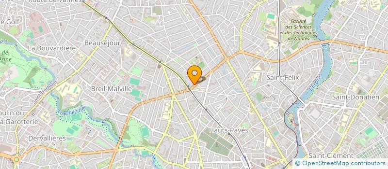 localisation de l'entreprise SCI CJCN à NANTES