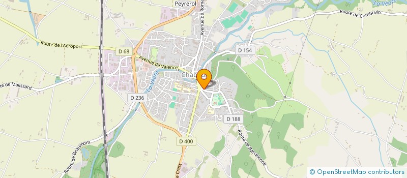 localisation de l'entreprise SCI CJD à CHABEUIL