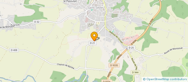 localisation de l'entreprise SCI CJDS à SAINT-SEVER