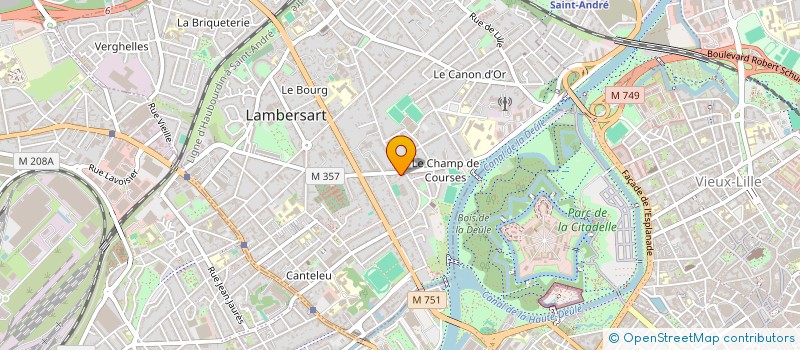 localisation de l'entreprise SCI CJF INVEST à LAMBERSART