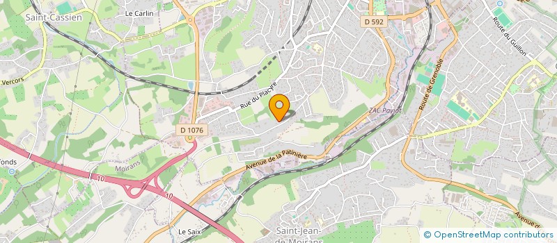 localisation de l'entreprise SCI CJHR à VOIRON