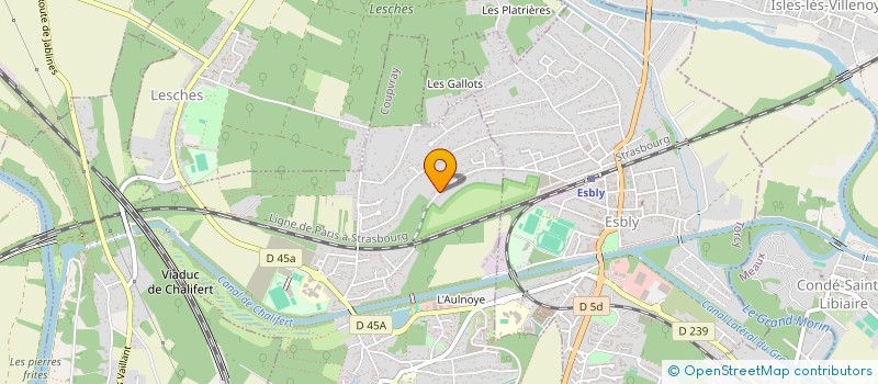 localisation de l'entreprise SCI CJJR  COUPVRAY