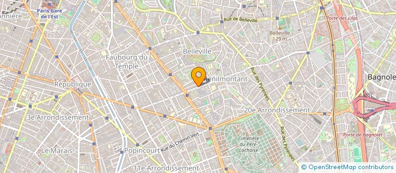 localisation de l'entreprise SCI CJK  PARIS