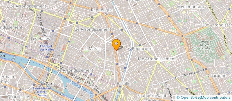 localisation de l'entreprise SCI CJL  PARIS