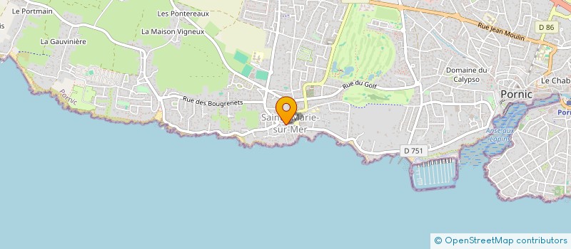 localisation de l'entreprise SCI CJL  PORNIC