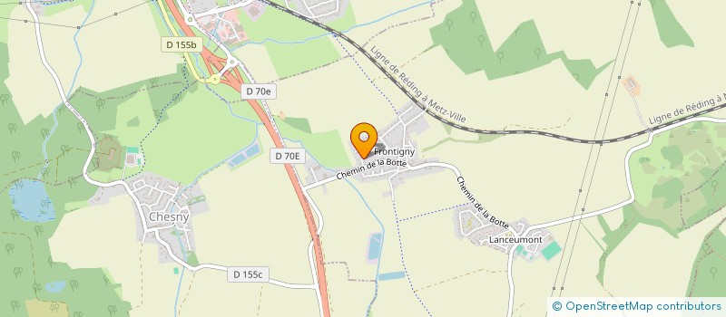 localisation de l'entreprise SCI CJLF  MECLEUVES