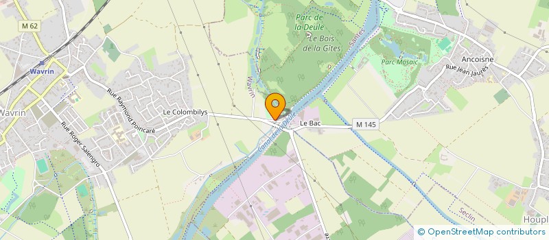 localisation de l'entreprise SCI CJLM  WAVRIN