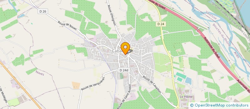 localisation de l'entreprise SCI CJLS  CABANNES