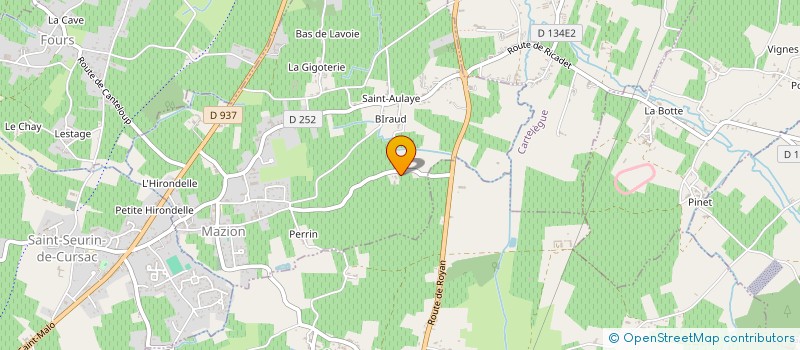 localisation de l'entreprise SCI CJM  MAZION