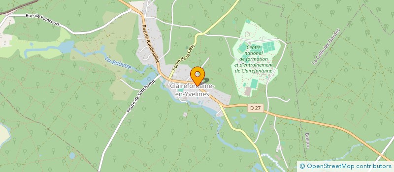 localisation de l'entreprise SCI CJM  CLAIREFONTAINE-EN-YVELINES