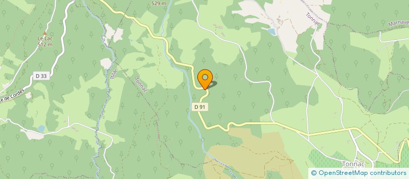 localisation de l'entreprise SCI CJM LAUREAU  TONNAC