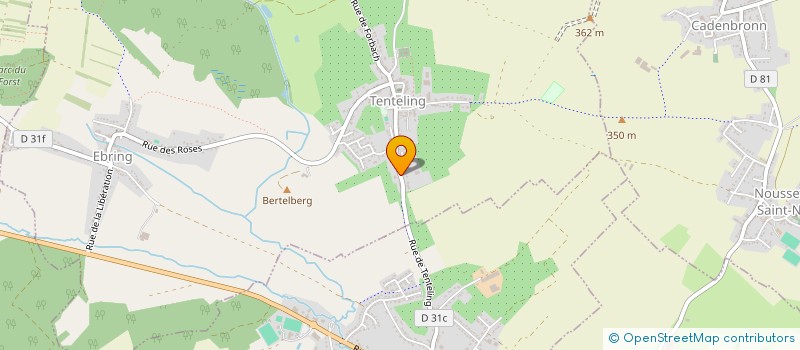 localisation de l'entreprise SCI CJM VET  TENTELING