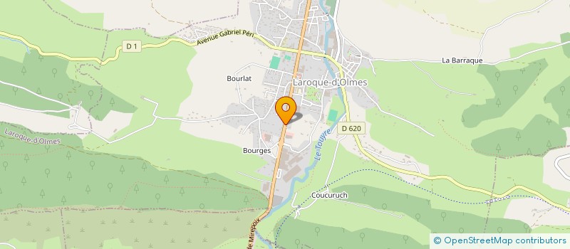localisation de l'entreprise SCI CJMCA à LAROQUE-D'OLMES