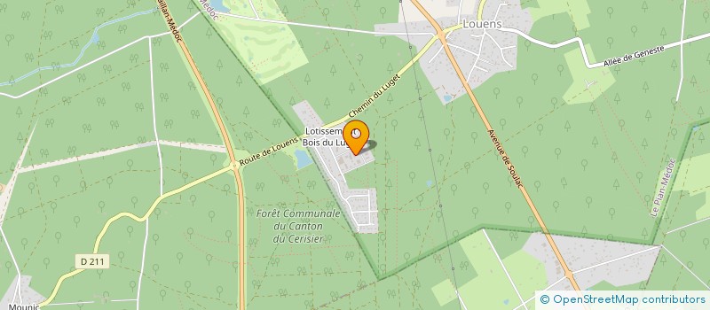 localisation de l'entreprise SCI CJMEDOC à LE PIAN-MEDOC