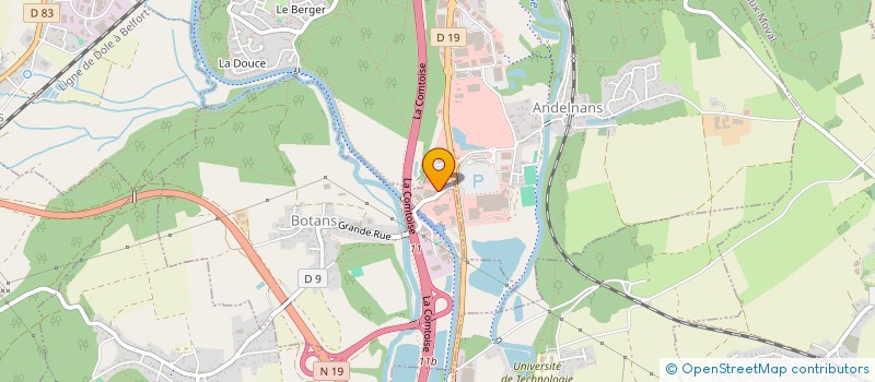 localisation de l'entreprise SCI CJMV  BOTANS