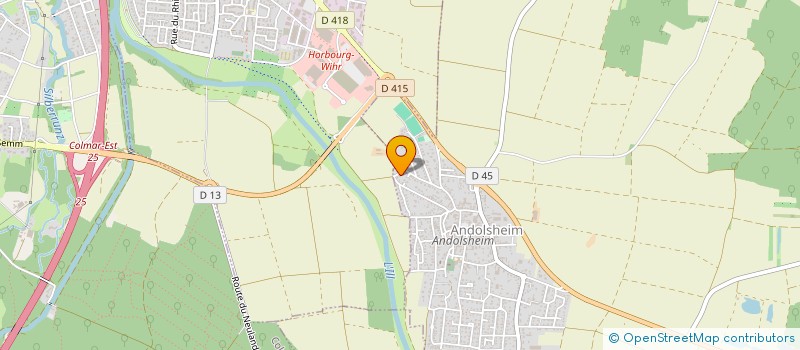 localisation de l'entreprise SCI CJN INVESTISSEMENTS  ANDOLSHEIM