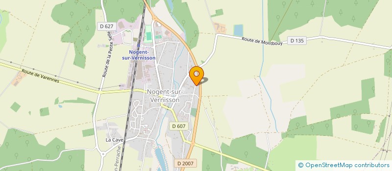 localisation de l'entreprise SCI CJO à NOGENT-SUR-VERNISSON