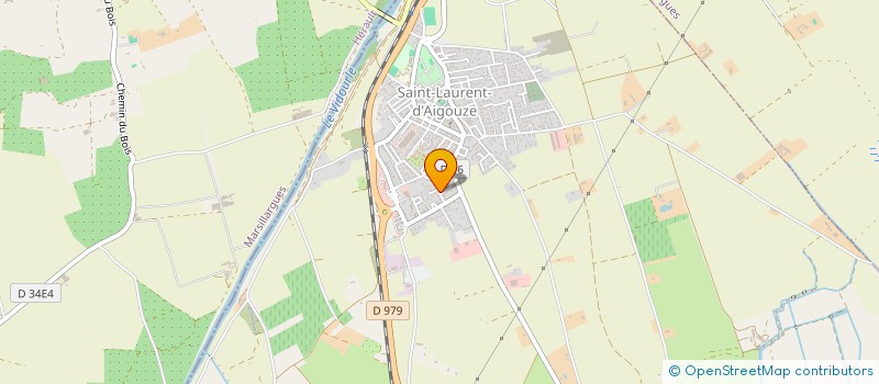 localisation de l'entreprise SCI CJP  SAINT-LAURENT-D'AIGOUZE