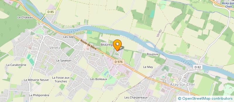 localisation de l'entreprise SCI CJP  VERETZ