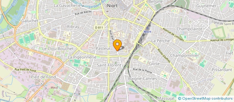 localisation de l'entreprise SCI CJP INVESTISSEMENT  NIORT